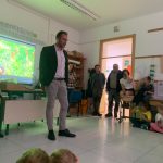 Assessore Mirko Fedel a scuola