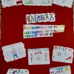 cartellone delle classi quinte