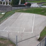 Campo da calcio visto dall'alto