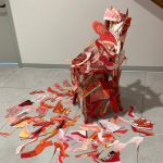 particolare della sedia